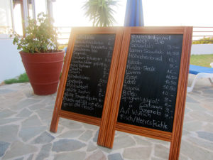 Restaurant Speisetafel 2017
