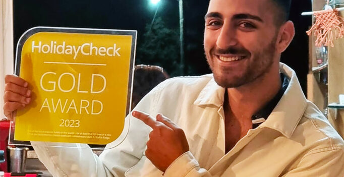 Holiday Check Gold Award 2023 für Helena Christina